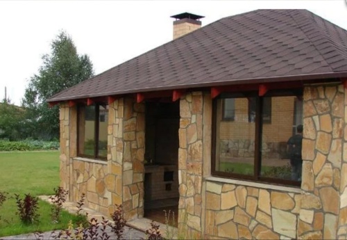 Плитняк златолит жёлтый золотистый для фасада 1,5-3см купить в Кировской области