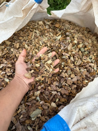 Златолит персиковый декоративная каменная крошка купить в Кировской области