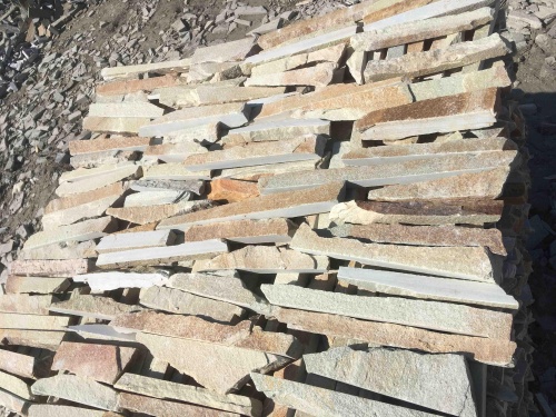 Горбушка златолит золотистый для облицовки купить в Кировской области